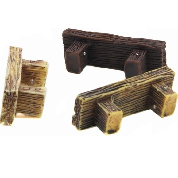 Mini decorative resin bench - Picture 4 of 5